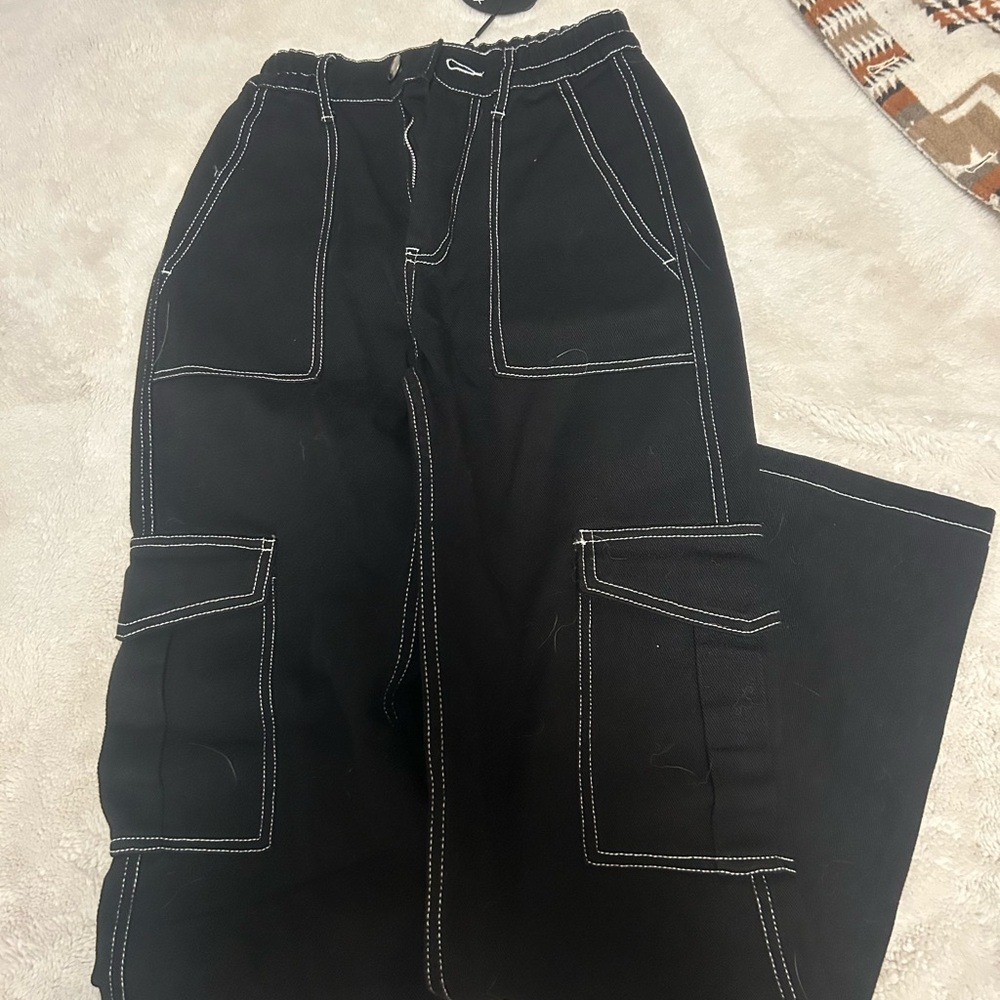 White Fox Boutique Black Straight Leg Pants